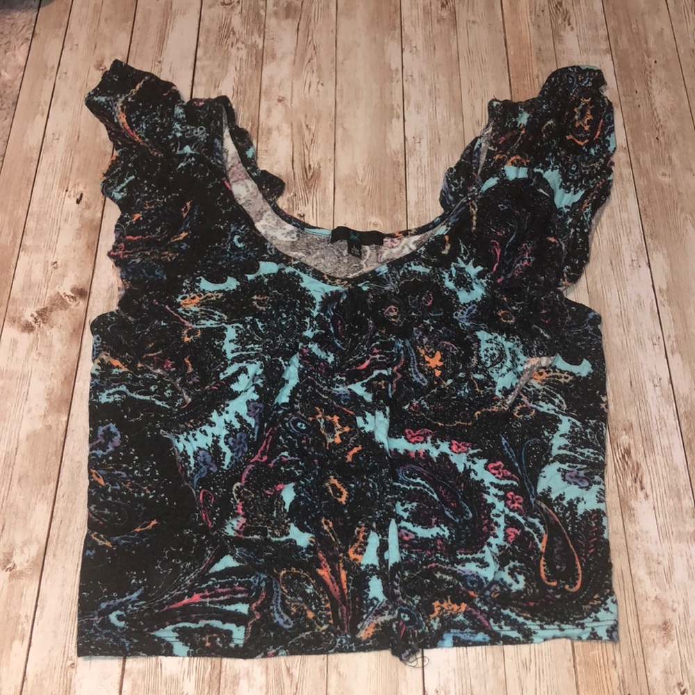 3/15$ Crop top off shoulder